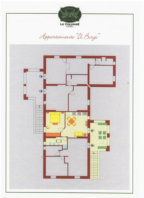 Agriturismo Le Colombe Asyż Pokój zdjęcie
